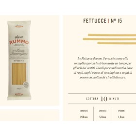 FETTUCCE 15 RUMMO LENTA LAVORAZ.GR.500